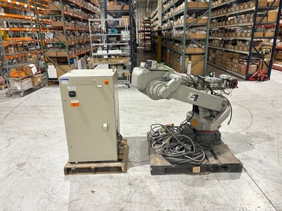 Yaskawa Motoman HP50-35 Robot System and NX100 Controller, Cables, Teach Pendant