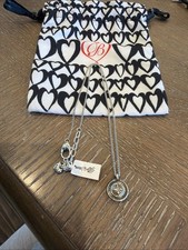 Brighton NWT Ferrara Petite Disc Necklace Retailed 68 W/Pouch RETIRED