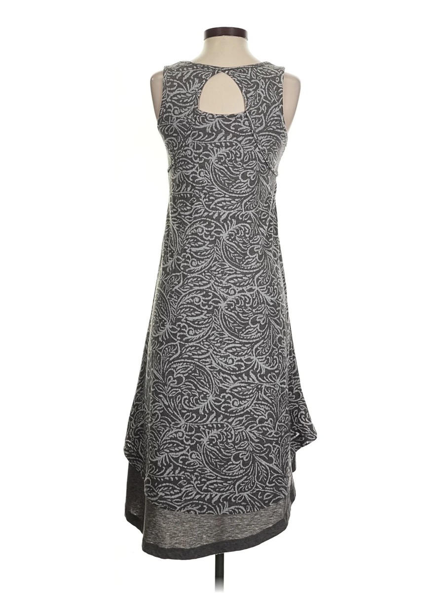 Mod-O-Doc Women Gray Casual Dress XS View 2