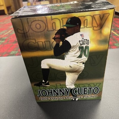 JOHNNY CUETO DAYTON DRAGONS BOBBLEHEAD (2006) MINOR LEAGUE NIB CINCINNATI REDS