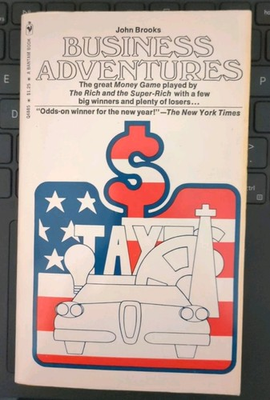 #ad #ad Vintage Business Adventures by John Brooks 1970 Rare $39.95