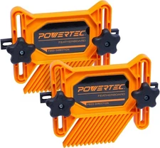POWERTEC Universal Tandem Featherboards for Table Saw, (2PCs) 