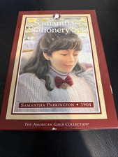 American Girl Samantha Stationery Set Box Semi Complete 1996