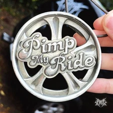 Pimp My Ride Spinner Belt Buckle - Xzibit custom body shop show! MTV Memorabilia