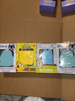 Bath Bombs Stitch SpongeBob Bluey Stitch NEW