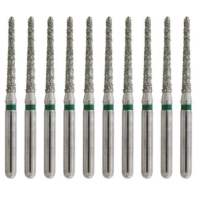 Dental Diamond Bur 850/012C Coarse FG Burs Round End Taper High Speed Burr 10/PK
