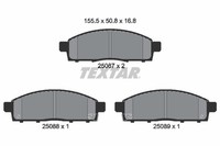 Textar Bremsbelagsatz Scheibenbremse 2508701 FüR Nissan NV200 Evalia Bus Dci 105