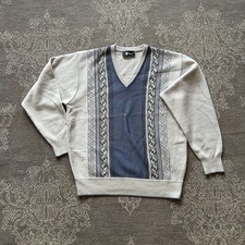 Abicci Men?s Knit Jumper In Grey Size Medium