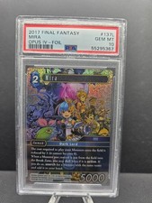 Final Fantasy TCG Mira Opus IV 4-137L Foil Legend PSA 10
