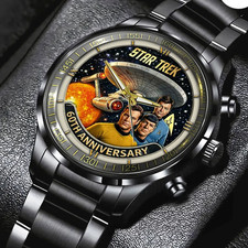 Orologio Star Trek Trek 60° Anniversario 1966-2026 Acciaio Inox Nero
