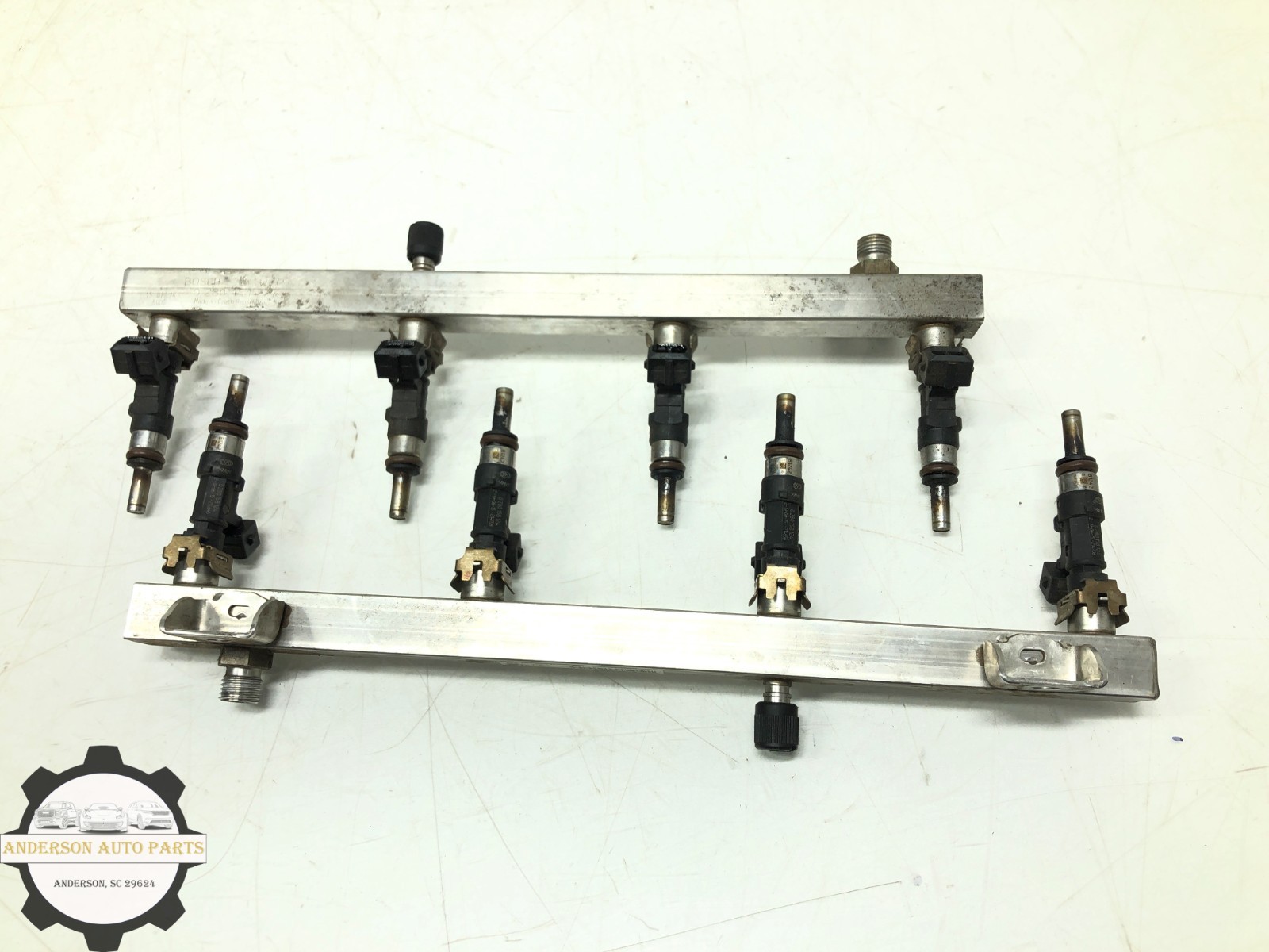 2004-2019 MASERATI GRANTURISMO LEFT RIGHT FUEL RAIL LINE W/ INJECTORS OEM