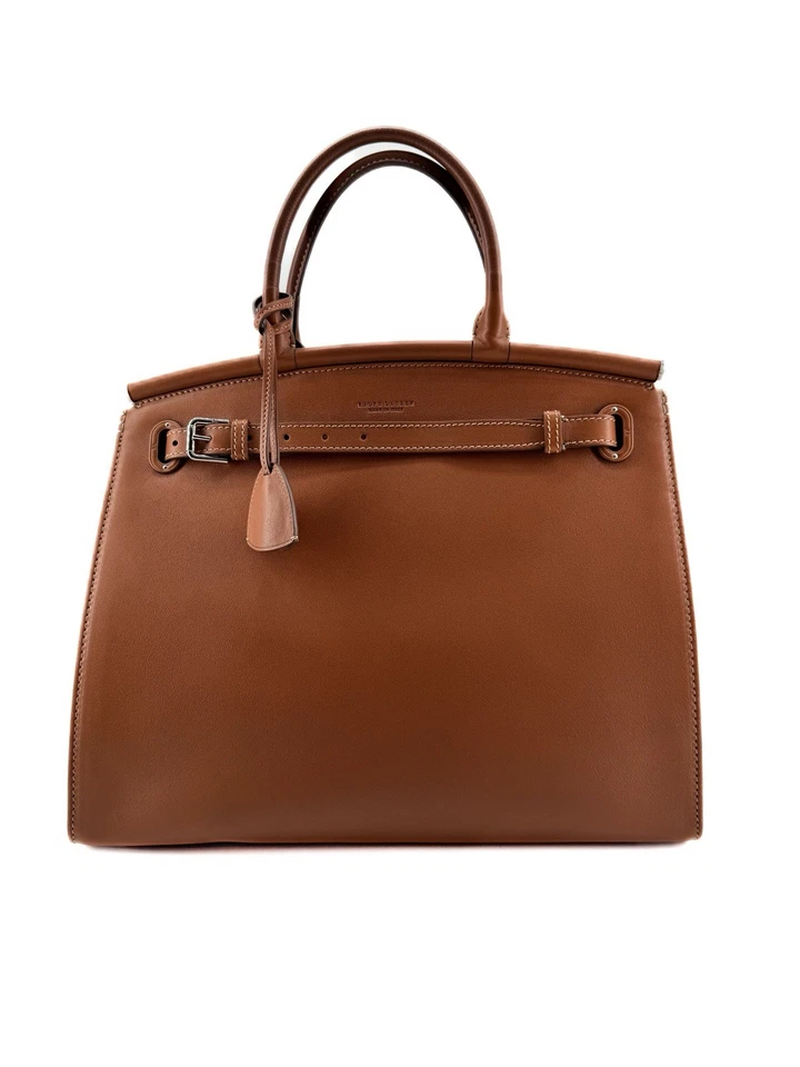 Sac RL50 Grand Modèle Ralph Lauren en Cuir Fauve - Photo 1/4