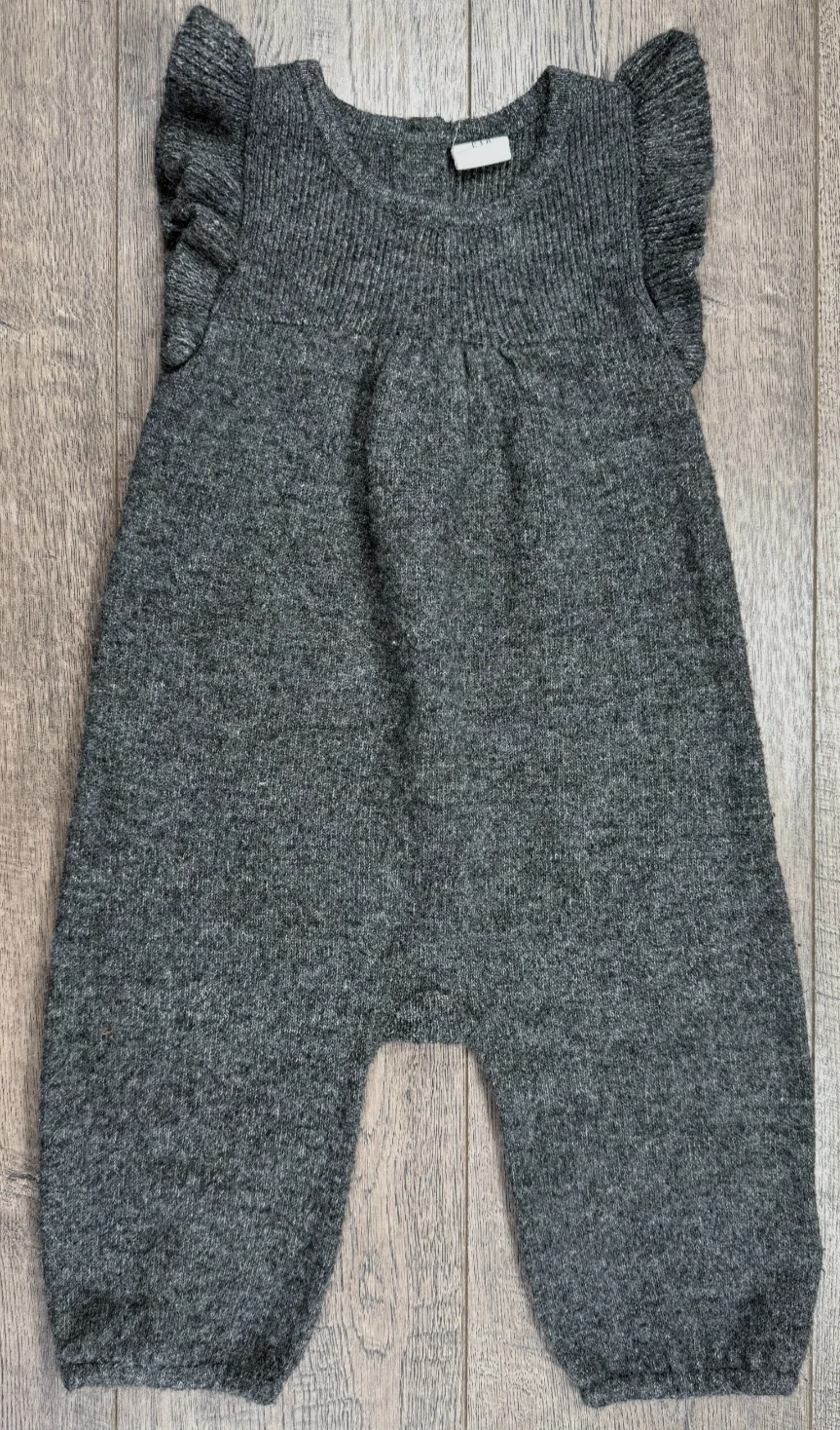 Baby Girl Clothes Gap 6-12 Month Dark Gray Soft Outfit
