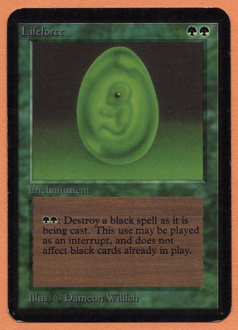 Lifeforce (LP) - Alpha Edition - Magic the Gathering (MTG)