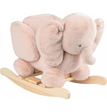 NATTOU Dondolo Bambini da 10-36 mesi a Peluche colore Rosa - Elefante