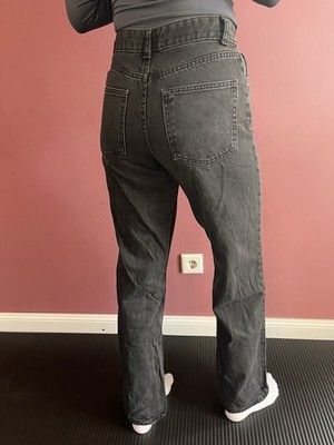 Bershka Schwarze Jeans 90s Wide Leg 36 Mädchen Damen Teens Top