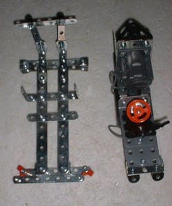 2 * Meccano Erector Started vehicles * Motor Works *