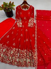 SALWAR KAMEEZ PAKISTANI INDIAN GOWN WEDDING PARTY WEAR DRESS BOLLYWOOD SUIT NEW