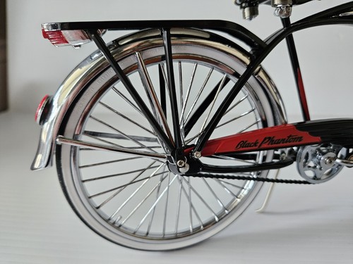 Schwinn Black Phantom 1990 Die Cast Qualitätsmodell COA Xonex Maßstab 1:6 Fahrrad - Bild 10 von 16