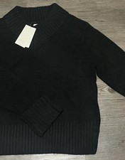A new day Black Womens XS Cashmere Sweater