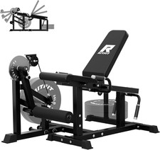 Leg Extension and Curl Machine, 700LB Adjustable Leg Curl Machine, Seated Leg Ex