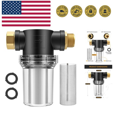 #ad #ad Hose Filter Attachment Line Water Hose Filter with 100 Mesh and 40 Mesh Scree... $28.89
