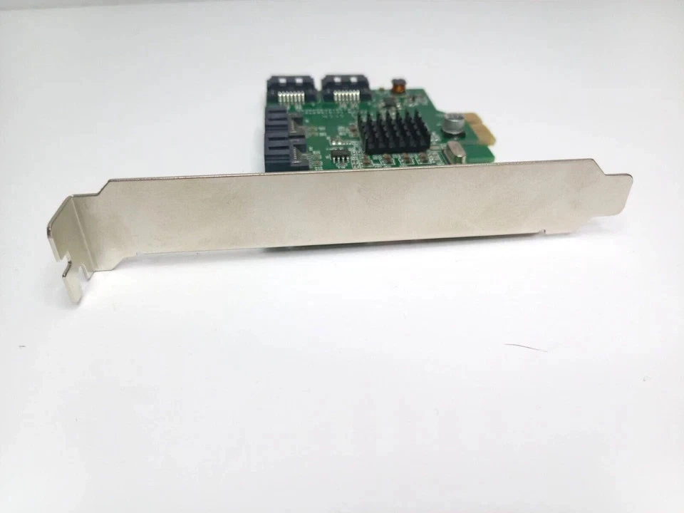 SYBA SI-PEX40064 4 PORT SATA III PCI-e 2.0 x1 BOARD CHIP READY CONTROLLER CARD - Image 2 of 3