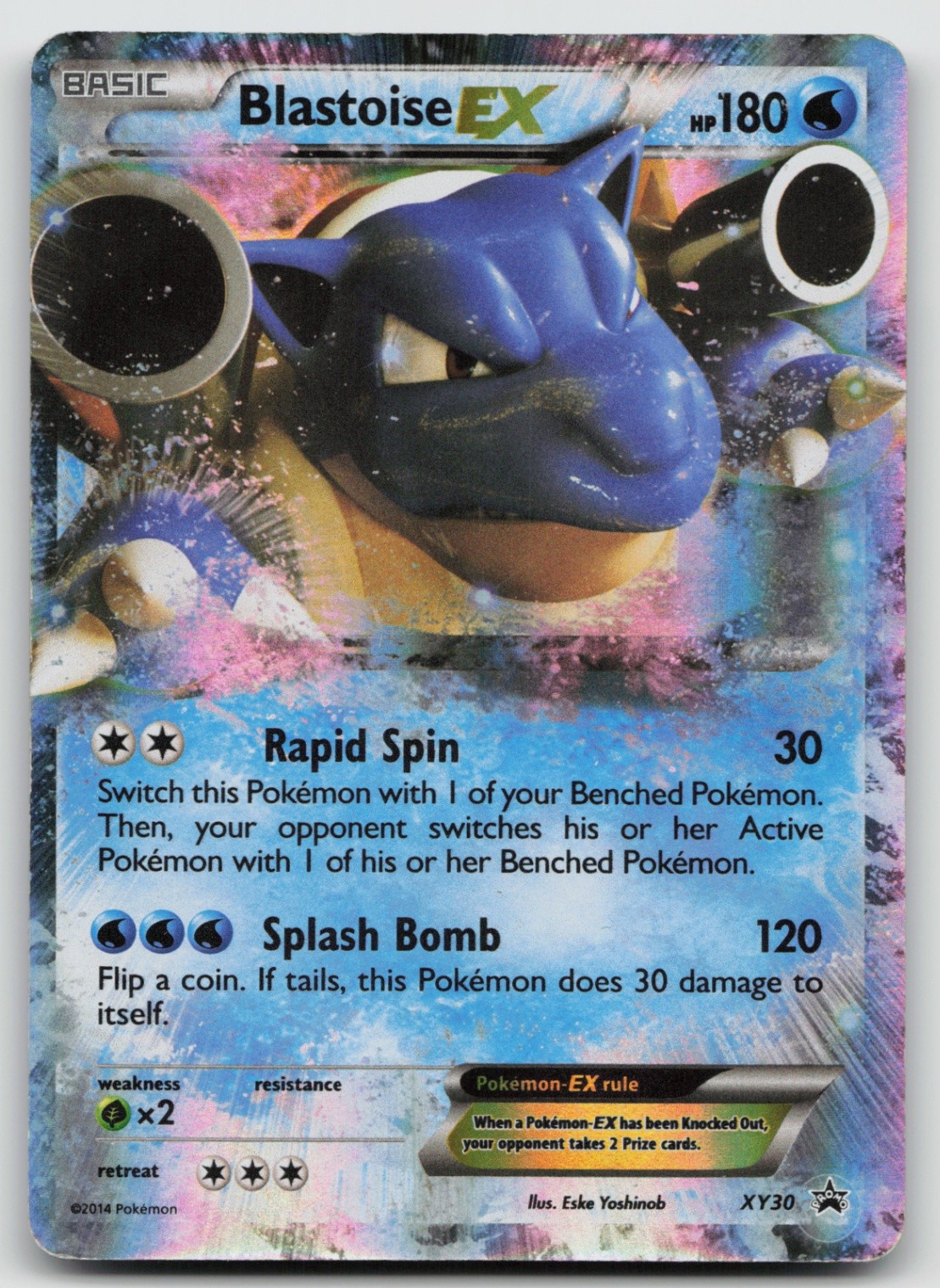Pokemon Card Blastoise EX - Promo XY Promos XY30