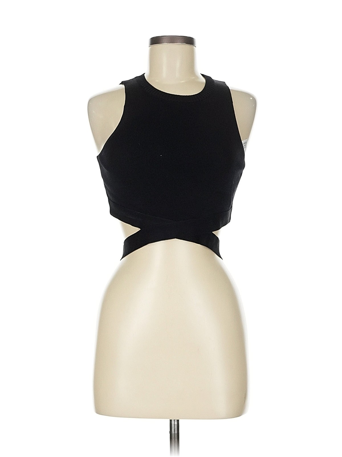 Zara Women Black Tank Top M