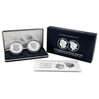 2025 Morgan and Peace Silver Commem Dollar Reverse Proof 2 Pc Set W/ OGP and CoA