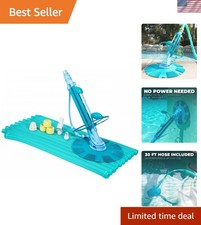 Automatic Suction Pool Cleaner with 30-Foot H...