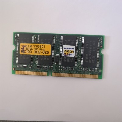 Hyundai PC100U-322-620 64MB SoDIMM PC Laptop Memory 100MHz CL3 Vintage Retro