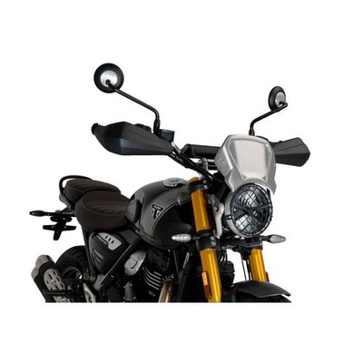 PUIG ALUMINUM FRONT FAIRING FIT ON BRIXTON CROSSFIRE X 20-25 SILVER