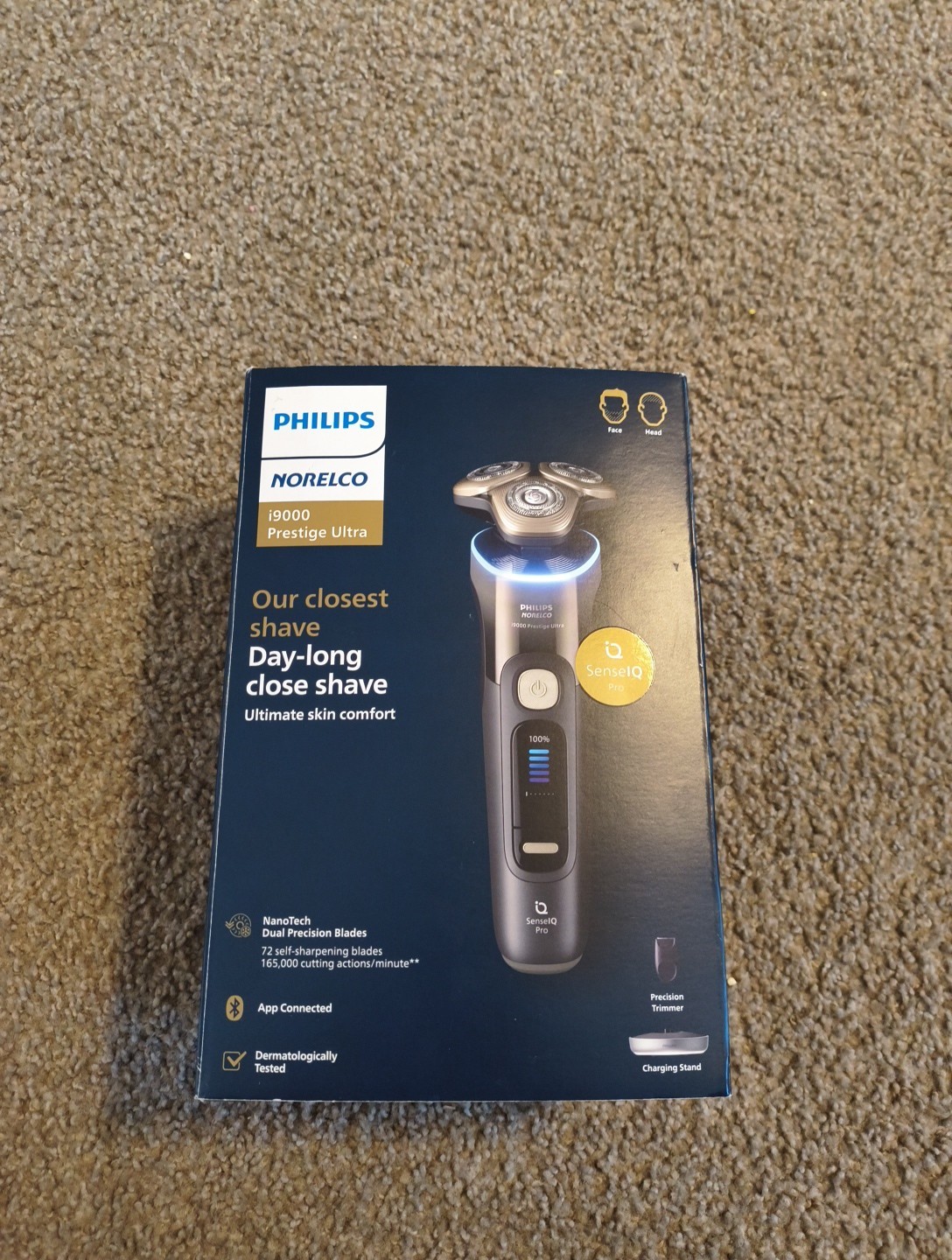 Philips Norelco i9000 Prestige Ultra Shaver SenseIQ Pro Model XP9405/84