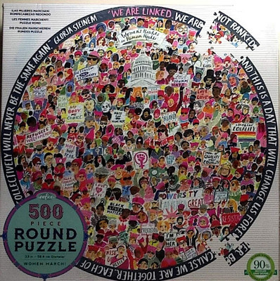 Women March This Is A Day That Will Change Us Forever Steinem 500 23 Puzzle
