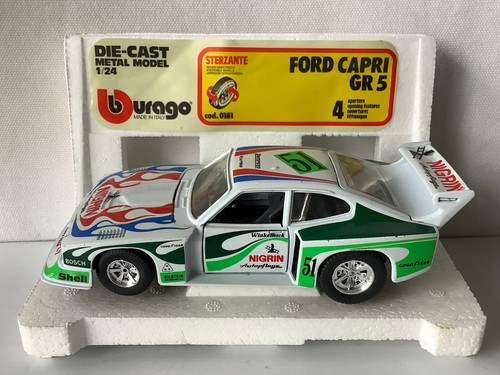 ✅Die-Cast Bburago 0181 1:24 Ford Capri GR5 Nigrin Winkelhock #51 (DY70-55R4/0)-1 - Bild 4 von 11