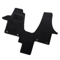 Auto-FußMatten Royal Schwarz FüR Vw T5 Caravelle / Multivan 2003 - 2015 Rund
