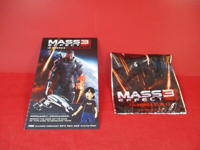 Mass Effect 3 PAX Promotional Inflatable Omniblade + Handout Card Flyer Ad
