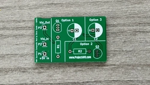 ZX Spectrum Composite Video Mod PCB