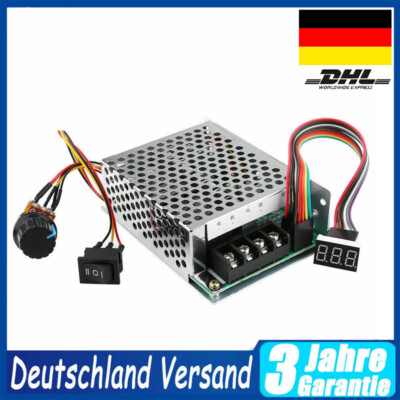 DC 10-55V Motor Drehzahlregler Reversible Schalter 12V 24V 36V 60A PWM CW / CCW
