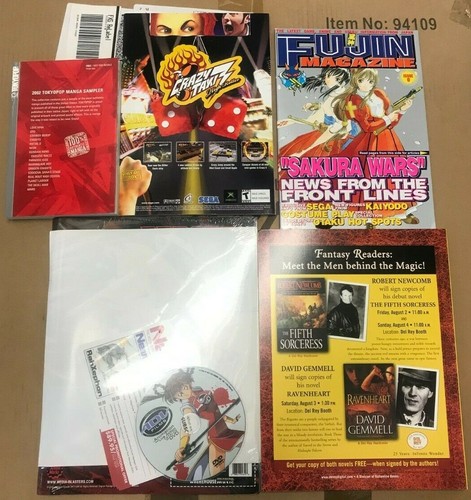 Vintage Collector Books Magazines Newtype Raijin Comics Tokyopop Comic-con 2002 - Bild 3 von 12
