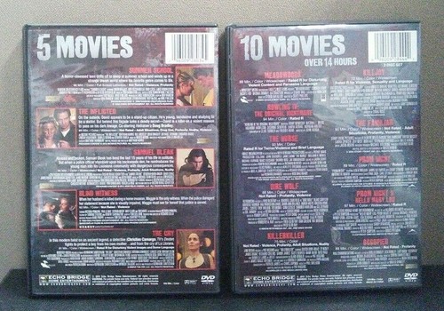 Loris-Lots Horror 32 Film Lot (DVD) LIKE NEW titles below H1209B - Imagen 3 de 7