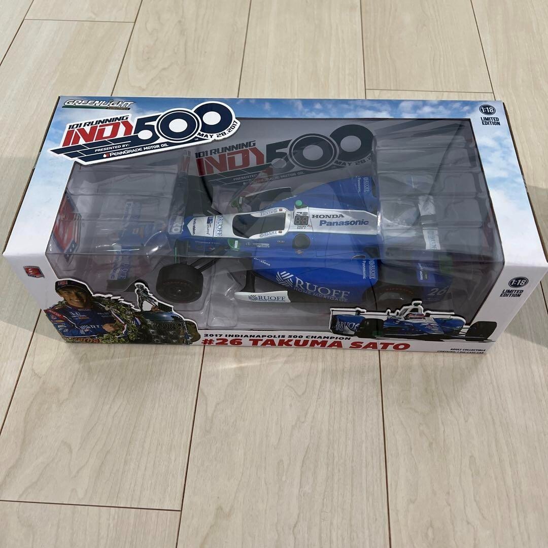 新品 #26 TAKUMA SATO 2017 INDIANAPOLIS 500 GREENLIGHT #26 TAKUMA SATO 2017 INDIANAPOLIS 500 CHAMPION | eBay