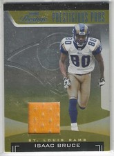 2006 Playoff Prestige Prestigious Pros Jerseys Gold #16 Isaac Bruce #'d 06/25!