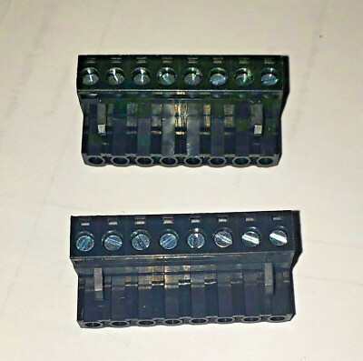 8 pin Phoenix Plug 5.08mm Pitch Connector Terminal Blocks 2 PC lot   (gs c6/bx)