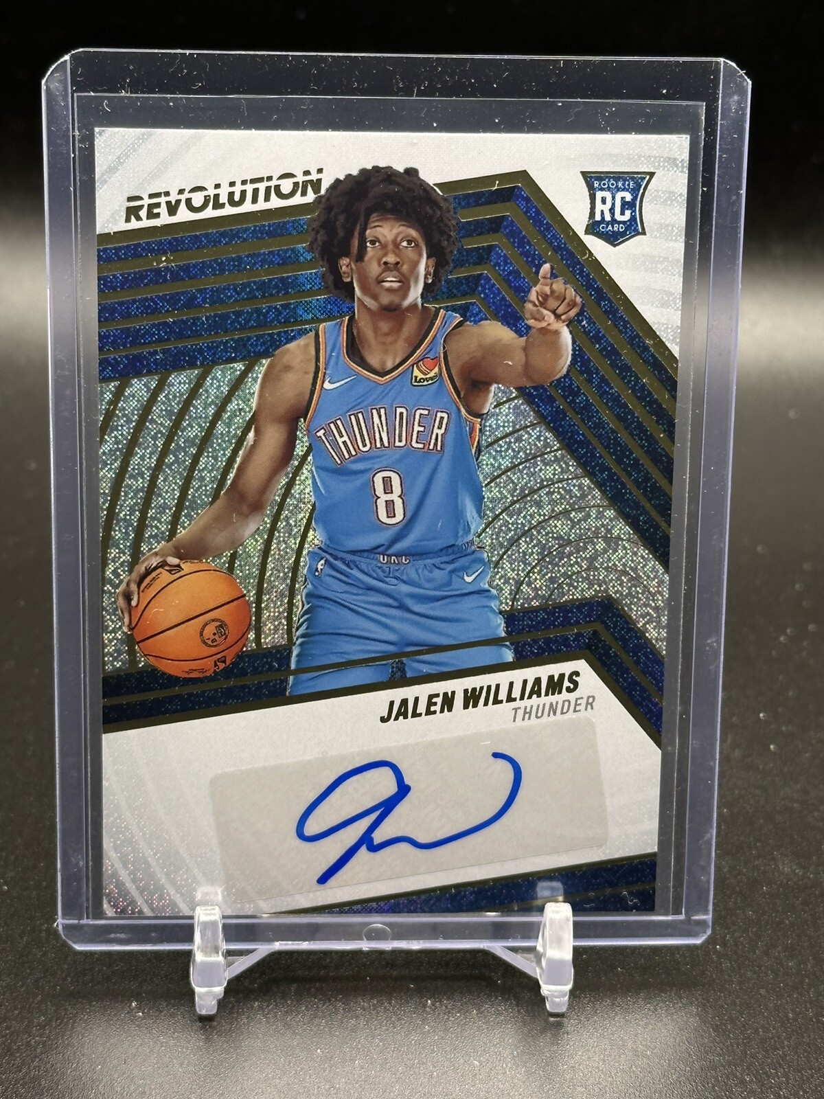 Jalen WillIams 2022-23 Revolution Rookie Auto RC Thunder Autograph 