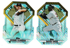 2022 Topps Update David Ortiz & Roger Clemens Diamond Greats Die Cut Red Sox ⚾