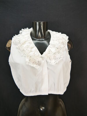 GFPGNDFHG Dirndl Bluse – Spitze, Klassisch, Weiß – Ideal Für Oktoberfest, Hochzeit & Co.