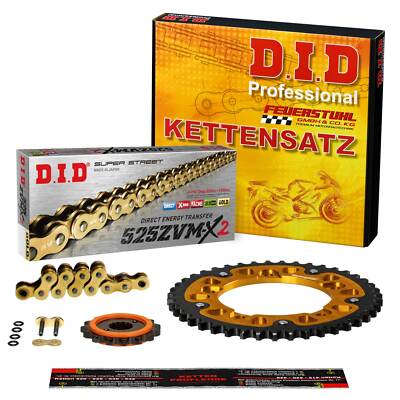 Kettensatz Honda CB 650 R (RH08) 19-23, DID SUPER verstärkt gold, SILENT STEALTH