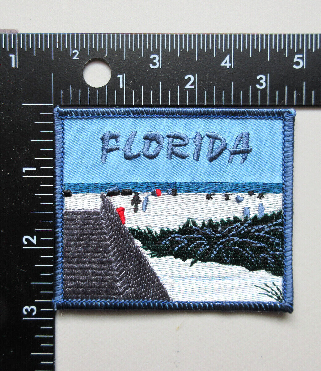 FLORIDA OCEAN BEACH SOUVENIR & TRAVEL FLORIDA STATE COLLECTIBLE PATCH